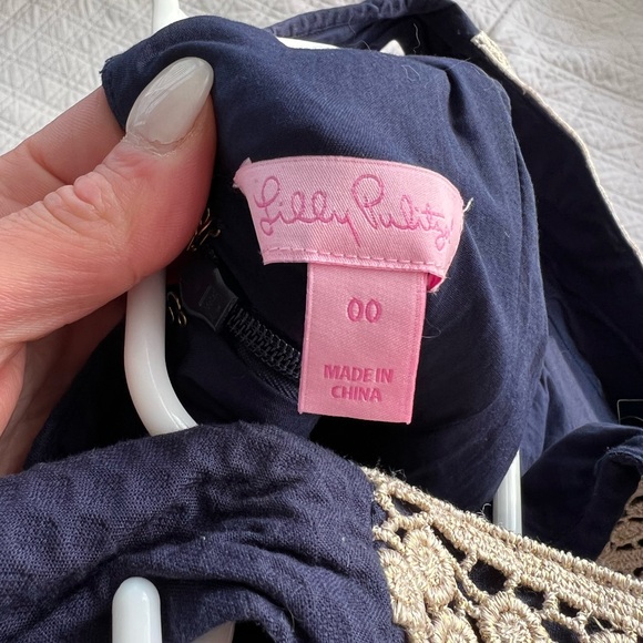 Lilly Pulitzer Navy Timeless Dress - Picture 3 of 3